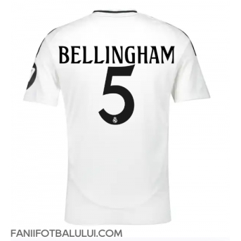 Real Madrid Jude Bellingham #5 Tricou Fotbal Replică 2024-25 Barbati Acasa